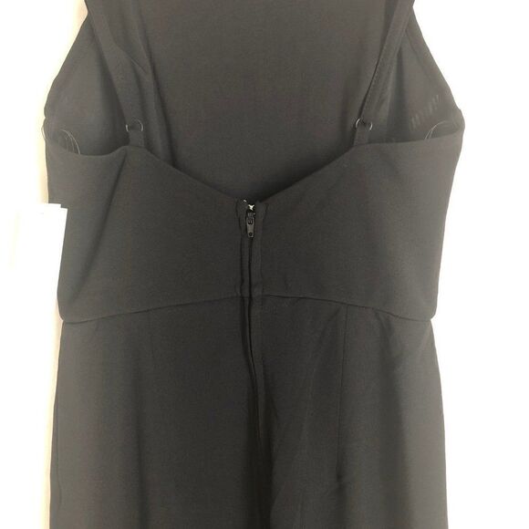 NWT ROW A Ladder Trim Black Sleeveless Jumpsuit - Picture 7 of 8